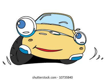 Cartoon car