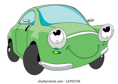 Cartoon car