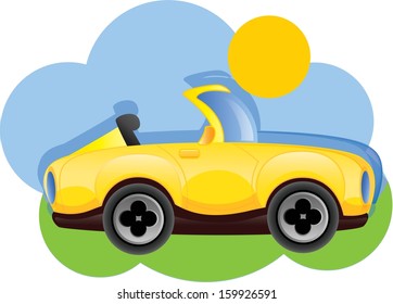 Cartoon car