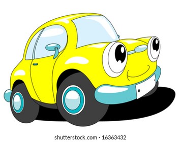 Cartoon car