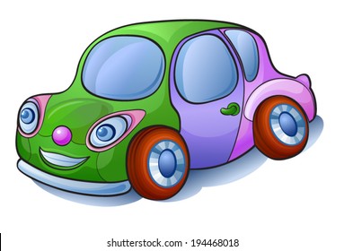 Cartoon car