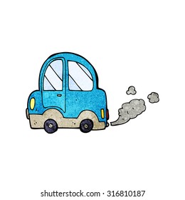 cartoon car