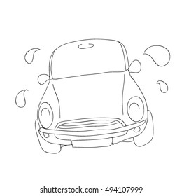 cartoon car