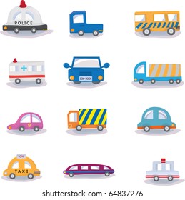 cartoon car