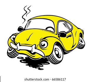 Old Car Cartoon Images, Stock Photos & Vectors | Shutterstock