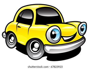 Cartoon car