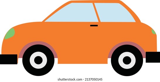 Cartoon Car For 2d Animation. City Cars And Vehicles Transport Vector.