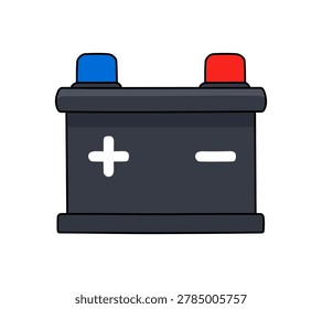  Cartoon Car Battery
