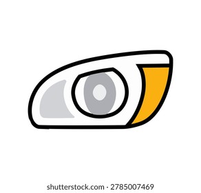  Cartoon Car Headlight