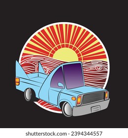 cartoon car illustration design for sukajan is mean japan traditional cloth or t-shirt with digital hand drawn Embroidery Men T-shirts Summer Casual Short Sleeve Hip Hop T Shirt Streetwear