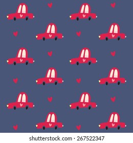 cartoon car pattern