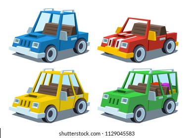 cartoon car set
