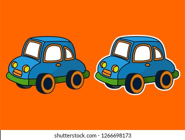 cartoon car vector