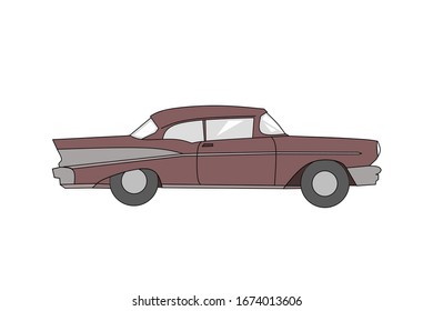 camión de dibujos animados. Diseño de camión vectorial con un concepto simple.