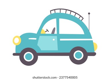 Cartoon Car Vehicle Vector Illustration