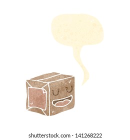 cartoon cardboard box