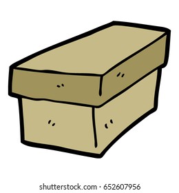 cartoon cardboard box