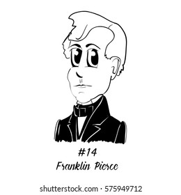 Cartoon Caricature Character Historical Portrait US Presidents Comic Emoticon