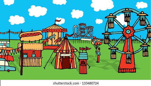 Cartoon carnival