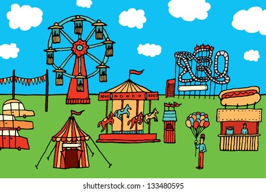 Cartoon Carnival / Amusement park