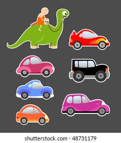 Cartoon cars