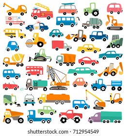 Cartoon cars collection