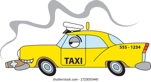 cartoon cars vector illustration funny kids