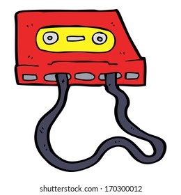 cartoon cassette tape