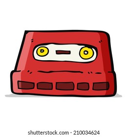 cartoon cassette tape