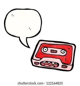 cartoon cassette tape cartoon character