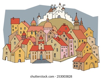 Cartoon castle