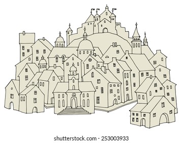 Cartoon castle