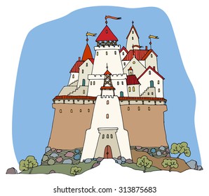 Cartoon castle