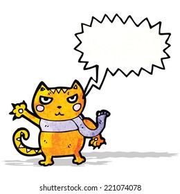 gato de dibujos animados