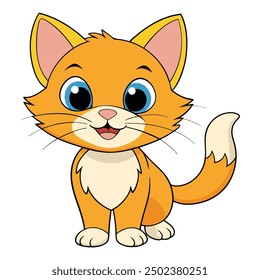 a cartoon of a cat