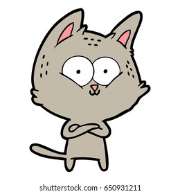 Cartoon-Katze