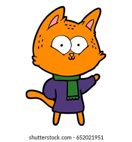 Cartoon-Katze