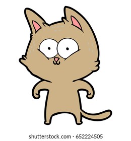 gato de dibujos animados