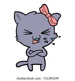 gato de dibujos animados