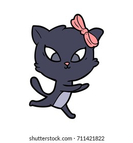 gato de dibujos animados