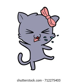 Cartoon-Katze
