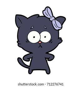 gato de dibujos animados