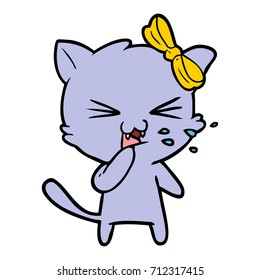gato de dibujos animados