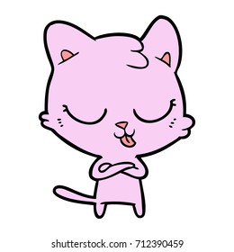 Cartoon-Katze