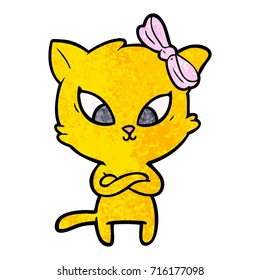 gato de dibujos animados