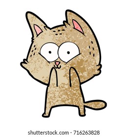 Cartoon-Katze