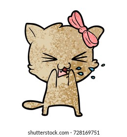 Cartoon-Katze