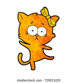 gato de dibujos animados