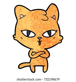 gato de dibujos animados