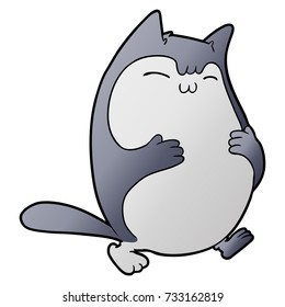 gato de dibujos animados